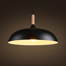 Retro Hanglamp Schilderij Hout+Metaal Café hanglampen