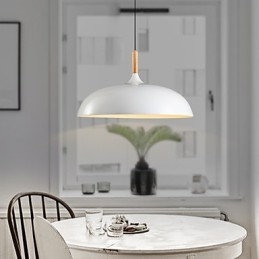 Retro Hanglamp Schilderij Hout+Metaal Café hanglampen