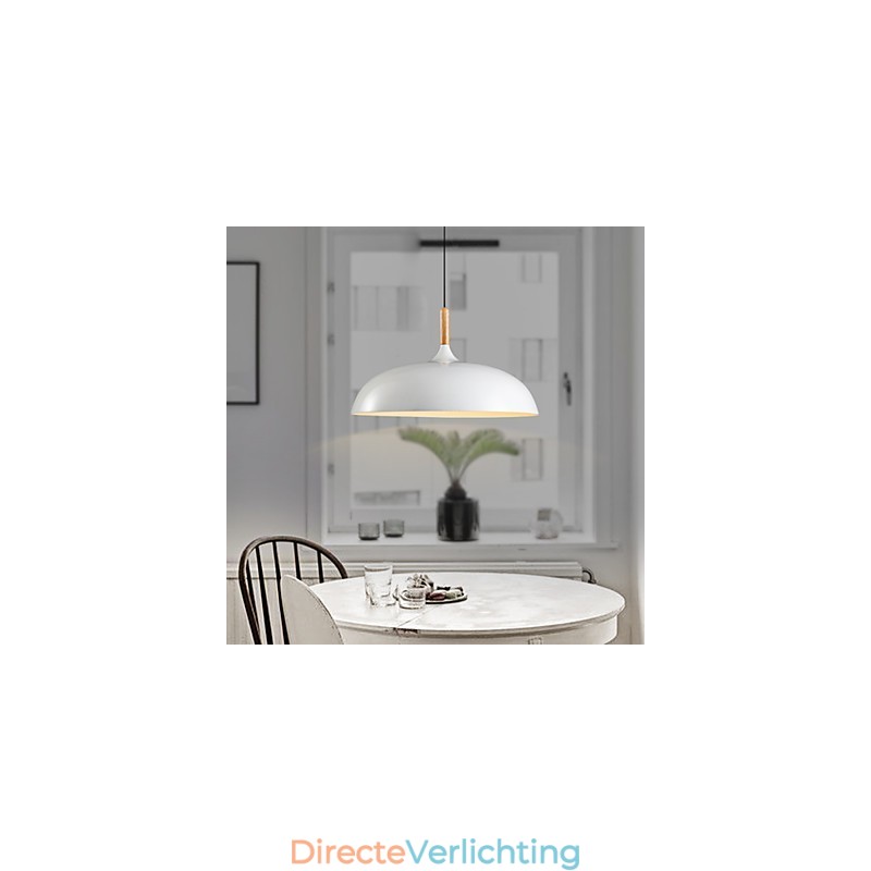 Retro Hanglamp Schilderij Hout+Metaal Café hanglampen