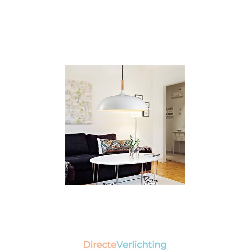 Retro Hanglamp Schilderij Hout+Metaal Café hanglampen