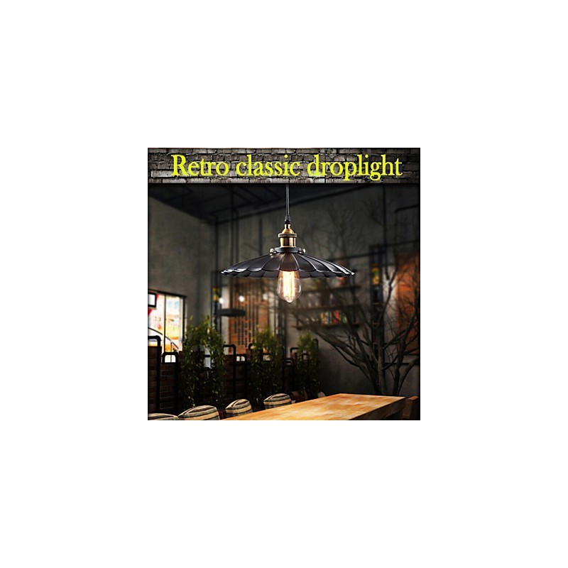 Retro klassieke Europese stijl hanglamp metalen kunst hanglamp