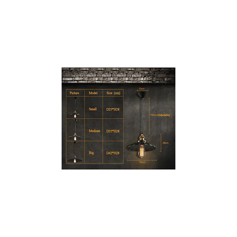 Retro klassieke Europese stijl hanglamp metalen kunst hanglamp