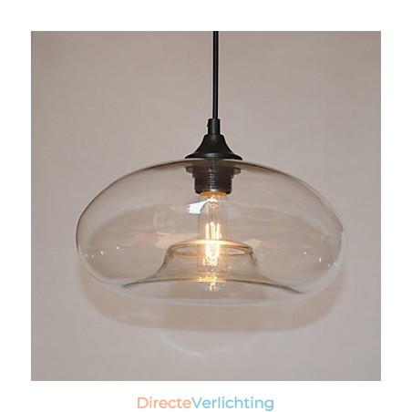 Moderne karakteristieke hanglamp met 1 licht en transparante kap Moderne karakteristieke hanglamp met 1 licht en transparante kap
