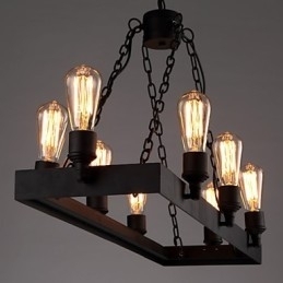 Moderne Retro Loft Kroonluchter Amerikaanse Landelijke Kroonluchter Creatieve Industriële Café Lamp Verlichting
