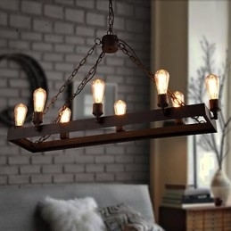 Moderne Retro Loft Kroonluchter Amerikaanse Landelijke Kroonluchter Creatieve Industriële Café Lamp Verlichting