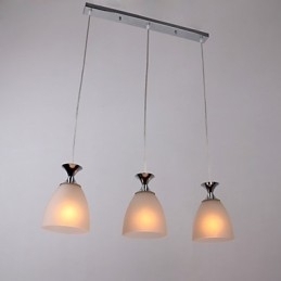 Moderne, eigentijdse eiland mini-stijl chromen hanglamp