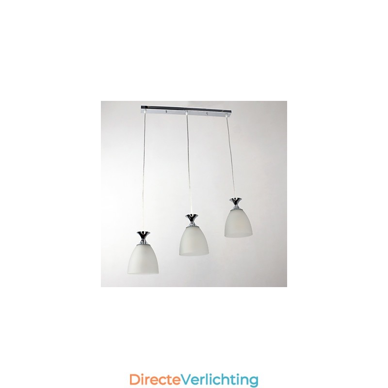 Moderne, eigentijdse eiland mini-stijl chromen hanglamp