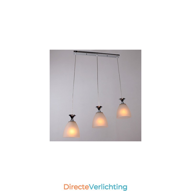 Moderne, eigentijdse eiland mini-stijl chromen hanglamp