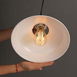 Amerikaanse Country Style Originaliteit Enkele Kop Smeedijzeren Holle Uit Hanglamp