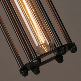 Creatieve Europese stijl die oude gebruiken herstelt Smeedijzeren Alcatraz enkelvoudige hoofd hanglamp