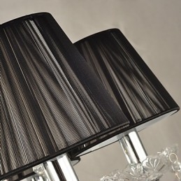 Elegante kristallen kroonluchter met 8 lampen