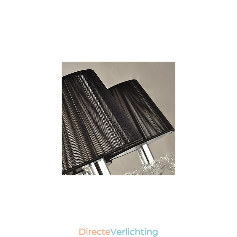 Elegante kristallen kroonluchter met 8 lampen