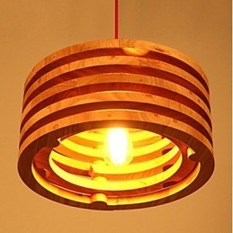 Wilgenhouten lamp kroonluchter houten