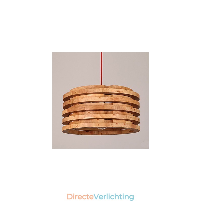 Wilgenhouten lamp kroonluchter houten