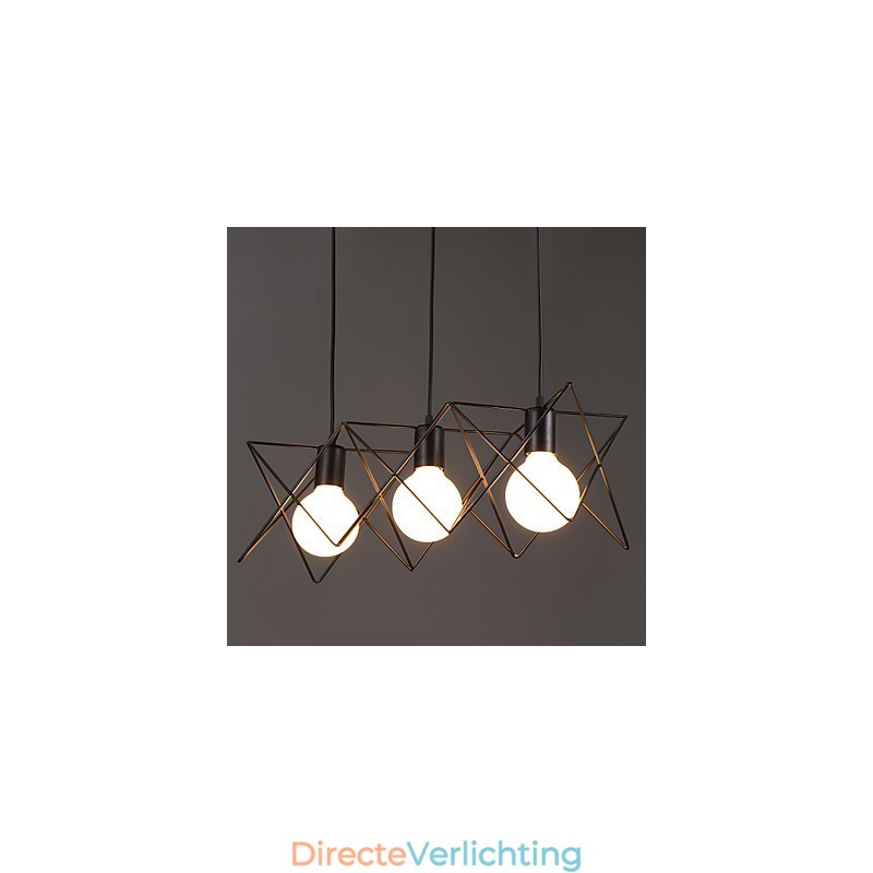Gecontracteerd en eigentijds creatief ontwerp enkele smeedijzeren kop hanglamp