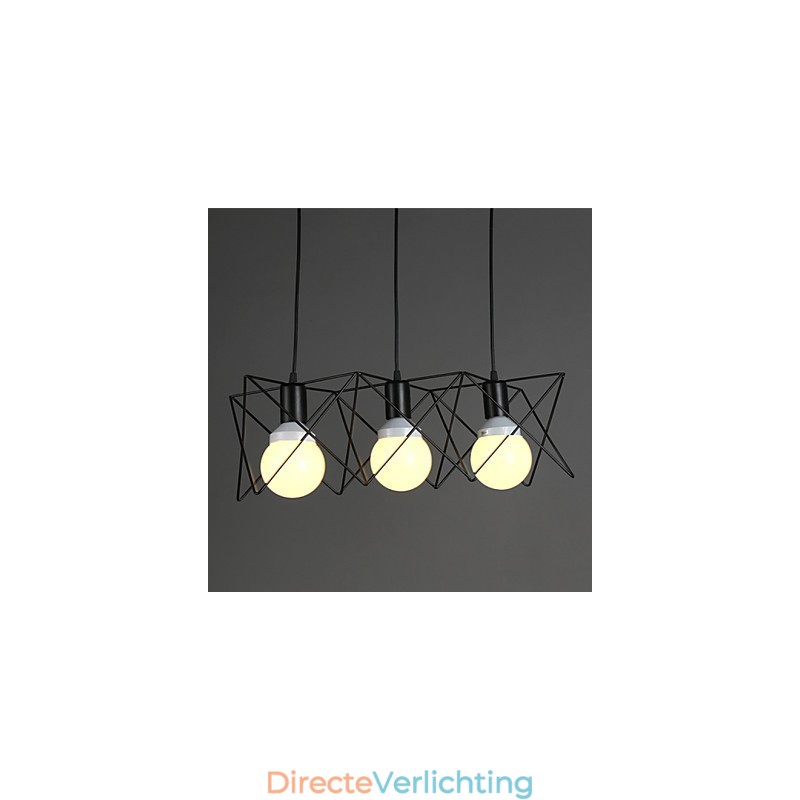 Gecontracteerd en eigentijds creatief ontwerp enkele smeedijzeren kop hanglamp