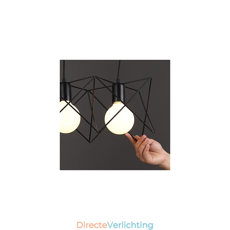 Gecontracteerd en eigentijds creatief ontwerp enkele smeedijzeren kop hanglamp
