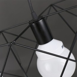 Gecontracteerd en eigentijds creatief ontwerp enkele smeedijzeren kop hanglamp