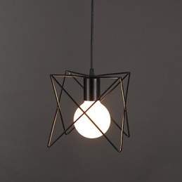 Gecontracteerd en eigentijds creatief ontwerp enkele smeedijzeren kop hanglamp