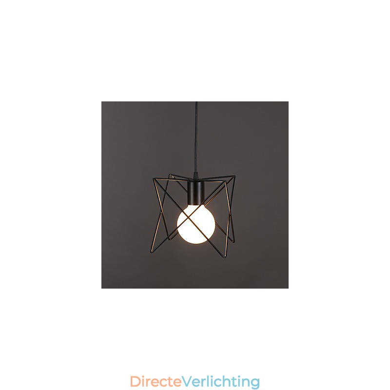 Gecontracteerd en eigentijds creatief ontwerp enkele smeedijzeren kop hanglamp