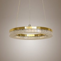 Kristallen hanglamp gouden moderne lamp
