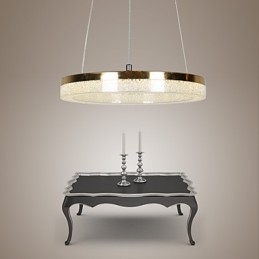 Kristallen hanglamp gouden moderne lamp