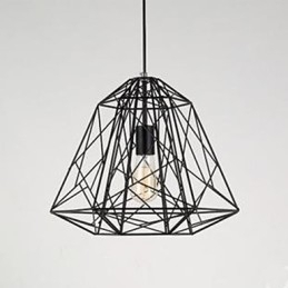 Retro Kleine Zittende Smeedijzeren Diamant Hanglamp