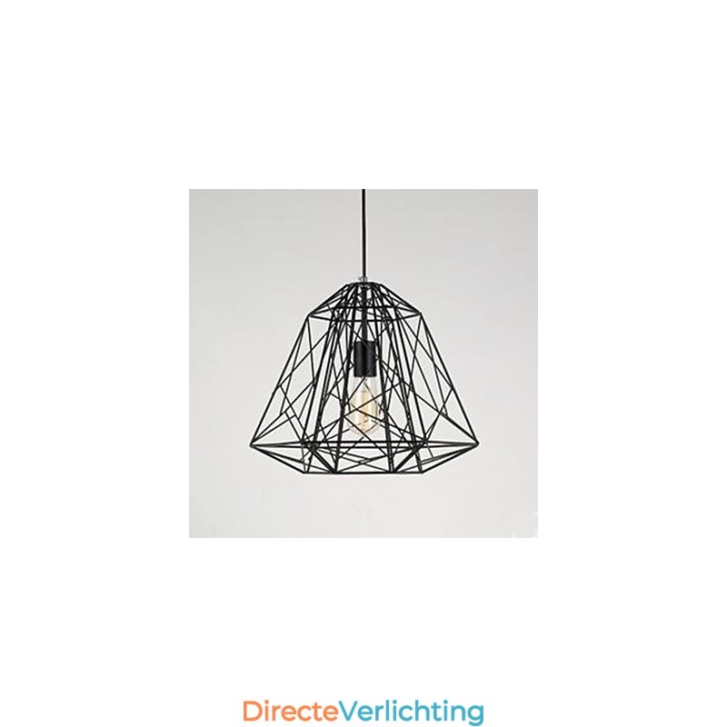 Retro Kleine Zittende Smeedijzeren Diamant Hanglamp