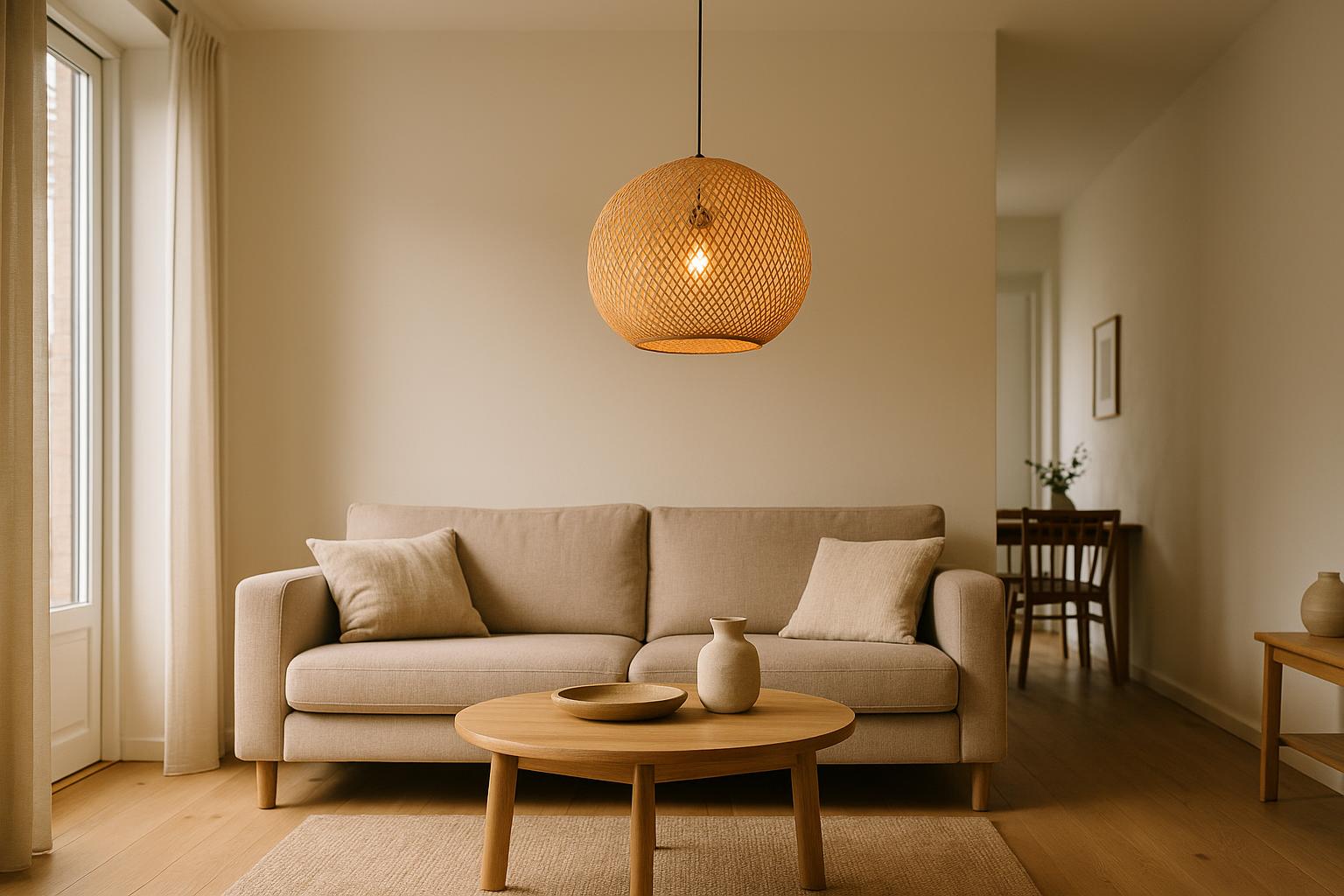 Hanglampen in de woonkamer: zo kies je de juiste sfeer boven zithoek en eettafel