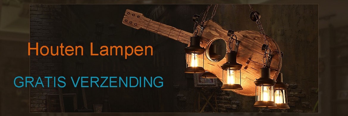 Houten Lampen