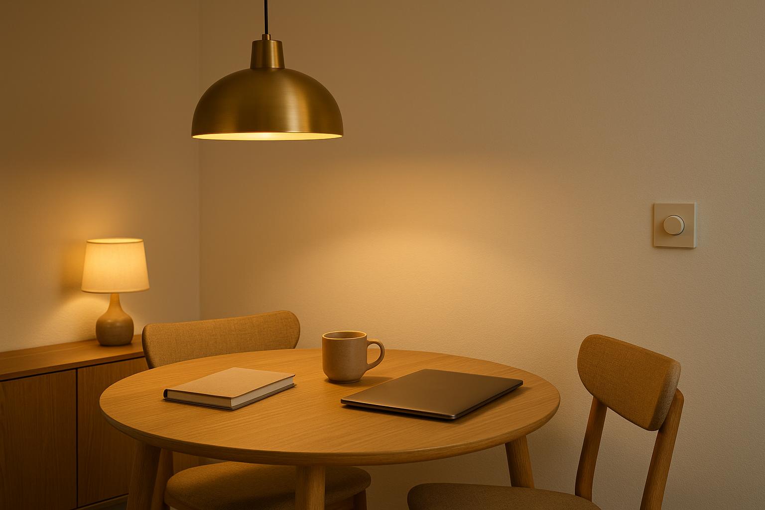 Gouden hanglamp kiezen: warm accent boven eettafel en kookeiland
