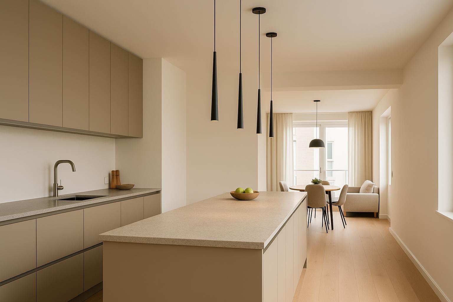 Hanglamp in de keuken kiezen: stijlvol licht boven werkblad, eettafel en kookeiland