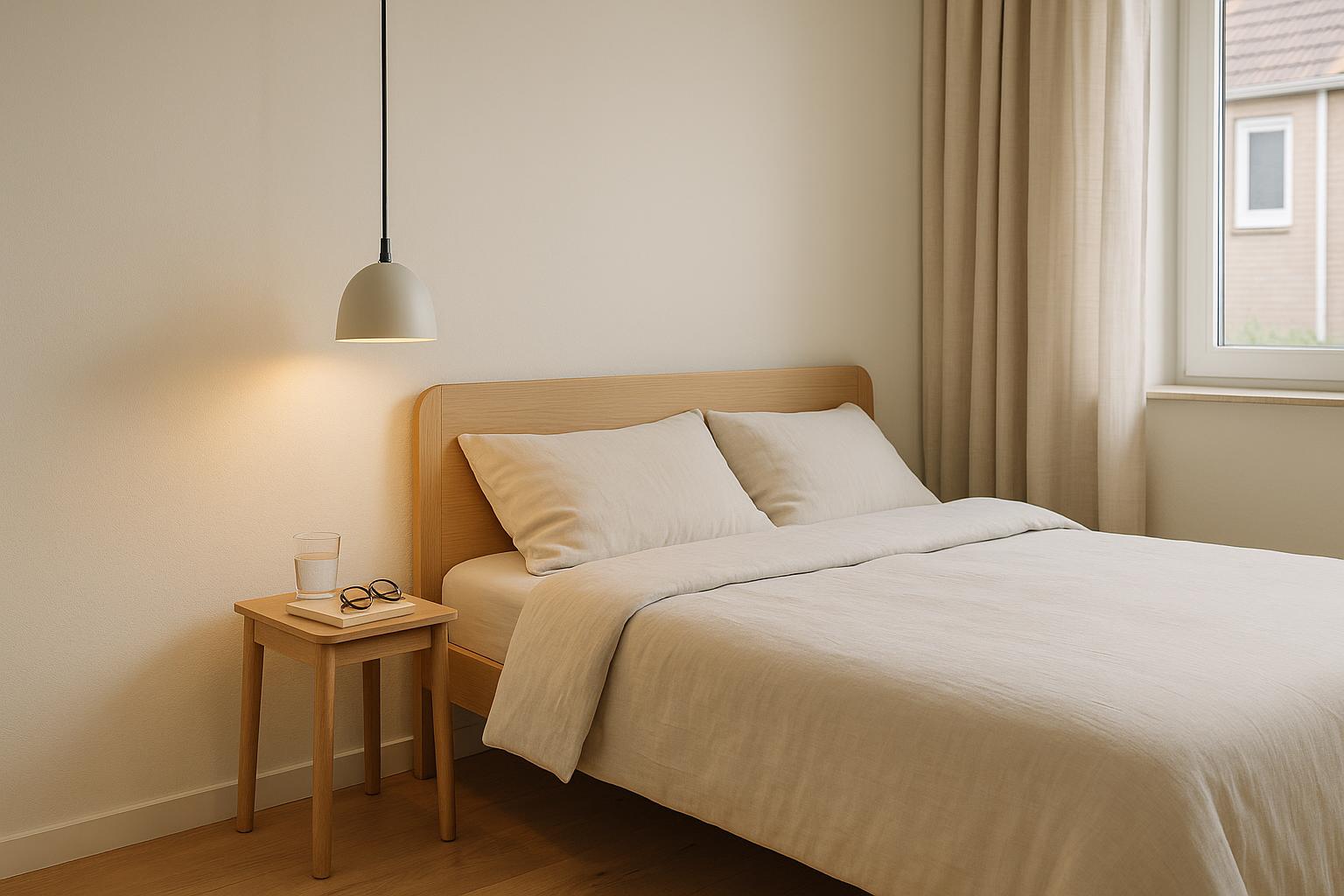 Hanglamp in de slaapkamer: sfeervol licht zonder ruimteverlies