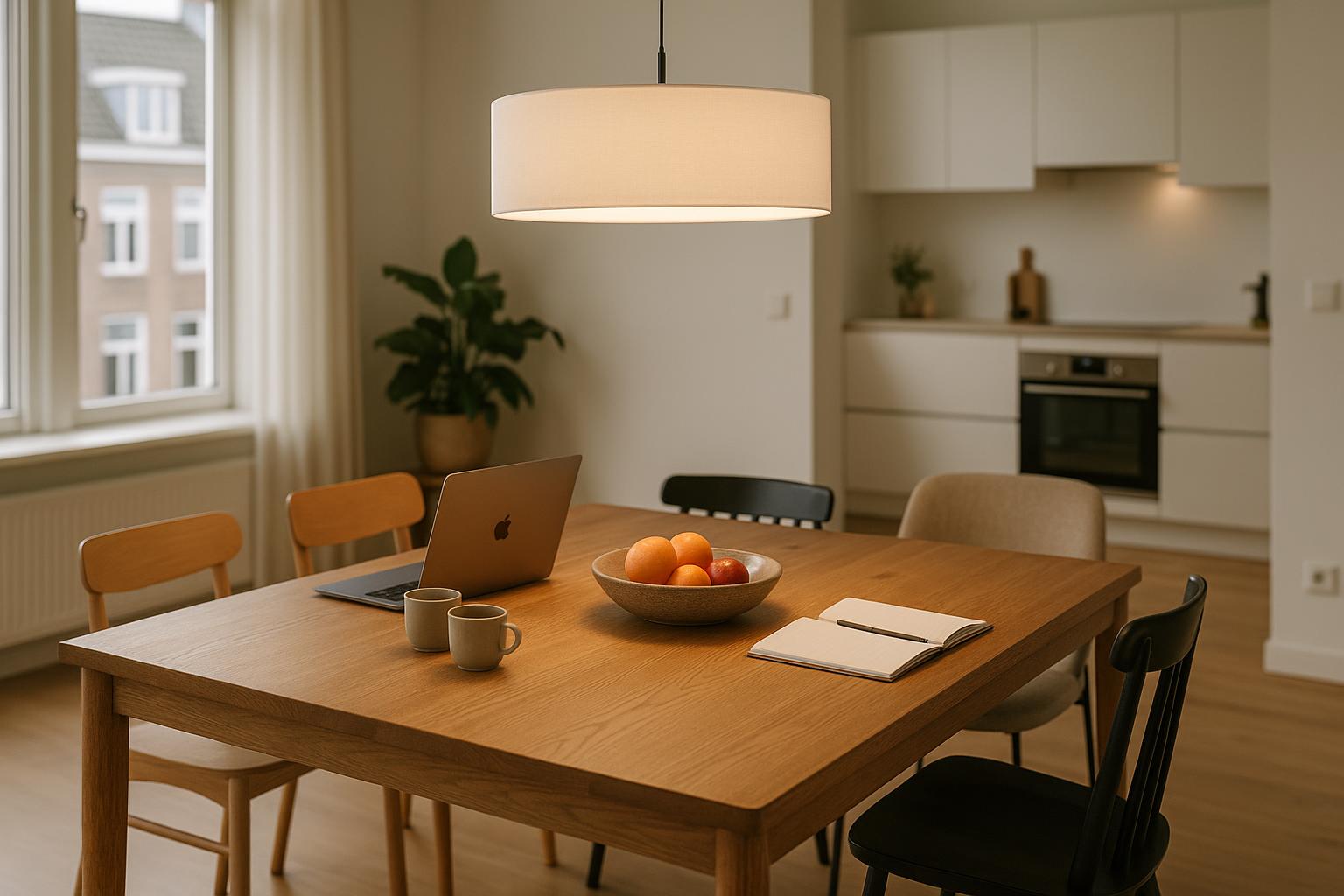 Ronde hanglamp kiezen: sfeervol boven eettafel, keuken en woonkamer